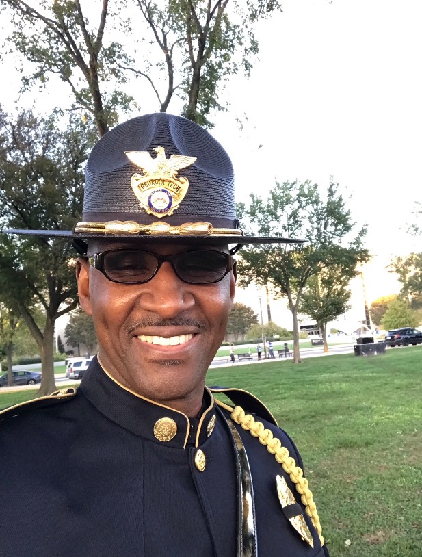 Officer Foster retires after 30 years on patrol with the Georgia Tech Police Department.