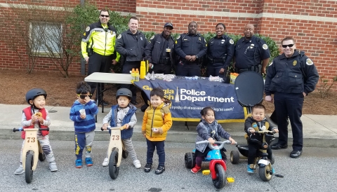 Families Host GTPD at First-Ever Adopt a Cop Event Families Host GTPD at First-Ever Adopt a Cop Event