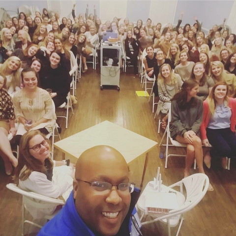 Alpha Delta Pi adopts Officer Dave Augcomfar Alpha Delta Pi adopts Officer Dave Augcomfar